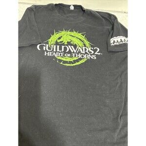 Vintage Guild wars 2 t shirt DEV TEAM Size Large Arenanet Rare!